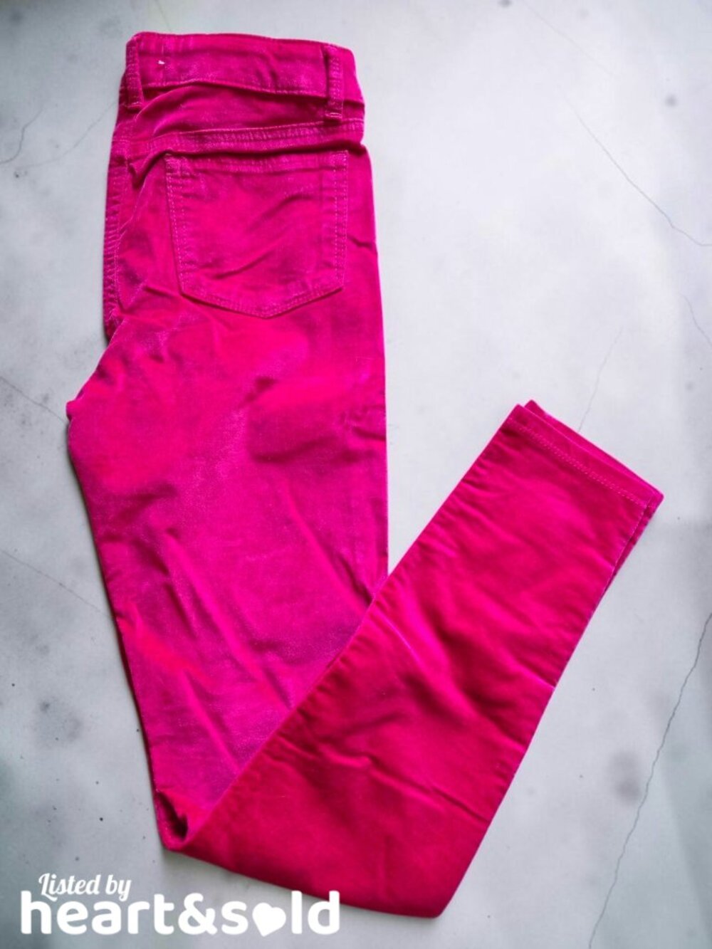 NEW Girls So Hot Pink Velvet Jeans